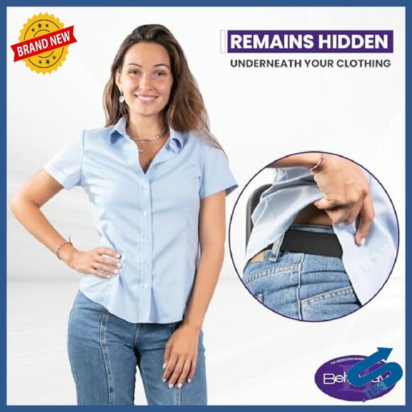 Adjustable Elastic No Show Belt for Women - Stretch Comfort Fit main image 6